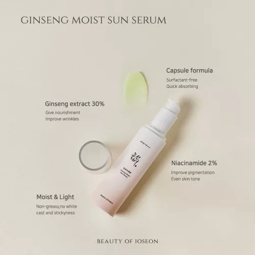 BEAUTY OF JOSEON Ginseng Moist Sun Serum 50ml